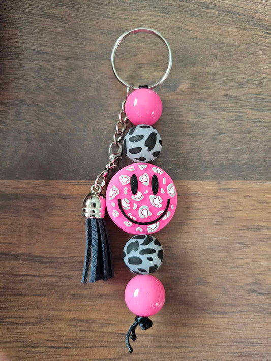 Happy Face Keychain